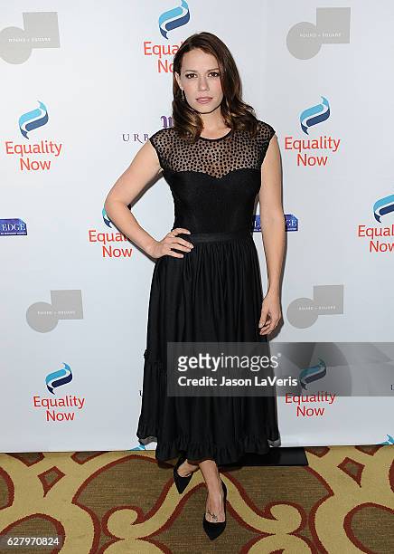 Actress Bethany Joy Lenz attends Equality Now's 3rd annual "Make Equality Reality" gala at Montage Beverly Hills on December 5, 2016 in Beverly...