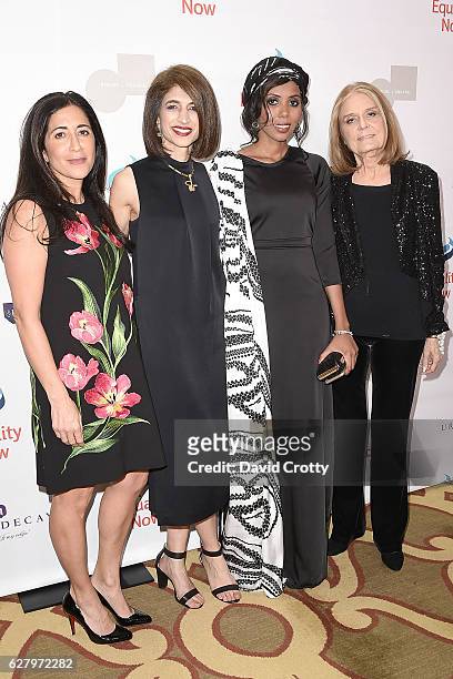 Susan Hassan, Yasmeen Hassan, Jaha Dukureh and Gloria Steinem attend Equality Now's 3rd Annual "Make Equality Reality" Gala - Arrivals at Montage...