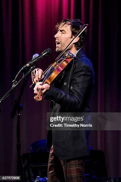 Andrew Bird performs at The GRAMMY Museum on December 5, 2016 in Los Angeles, California.