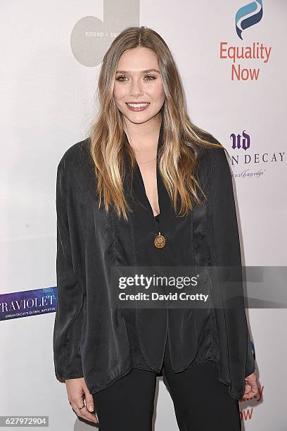 Elizabeth Olsen attends Equality Now's 3rd Annual "Make Equality Reality" Gala - Arrivals at Montage Beverly Hills on December 5, 2016 in Beverly...