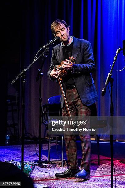 Andrew Bird performs at The GRAMMY Museum on December 5, 2016 in Los Angeles, California.