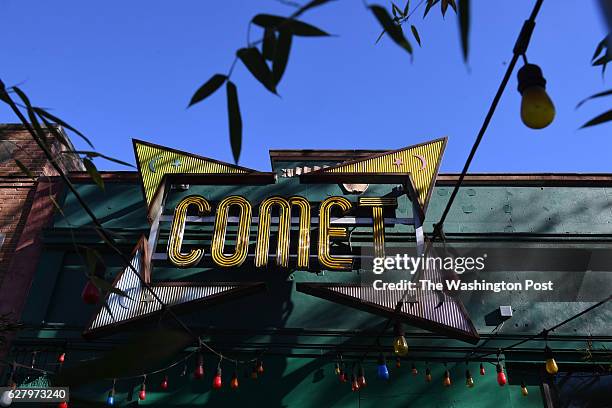 Comet Ping Pong is seen on Monday Decmmber 05, 2016 in Washington, DC. A man identified as Edgar Maddison Welch was arrested after coming to the...