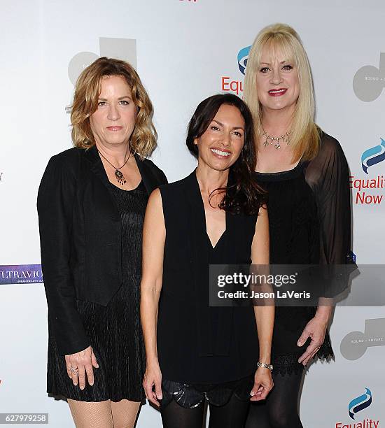 Musicians Vicki Peterson, Susanna Hoffs, and Debbi Peterson of The Bangles attend Equality Now's 3rd annual "Make Equality Reality" gala at Montage...