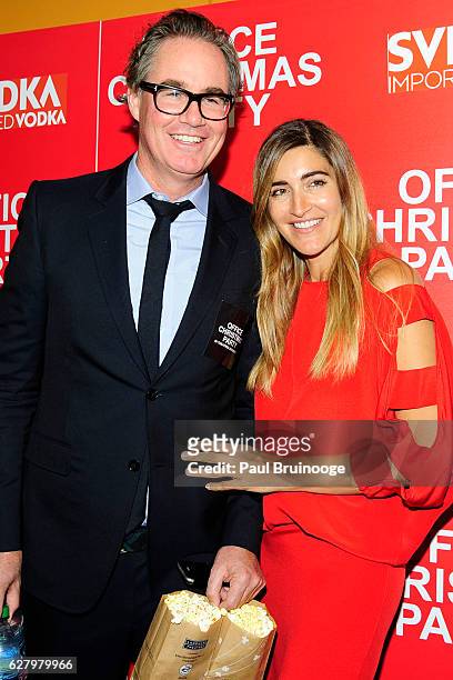 Guymon Casady attends the Paramount Pictures with Paramount Pictures with The Cinema Society & Svedka Host a Screening of "Office Christmas Party" at...