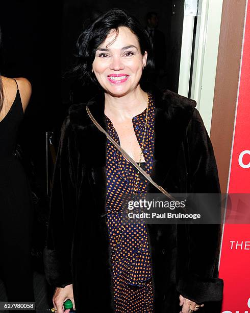 Karen Duffy attends the Paramount Pictures with Paramount Pictures with The Cinema Society & Svedka Host a Screening of "Office Christmas Party" at...