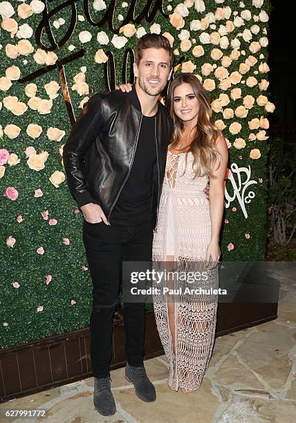 Sports Commentator Jordan Rodgers and Reality TV Personality JoJo Fletcher attend Becca Tilley's Blog and YouTube launch party at The Bachelor...