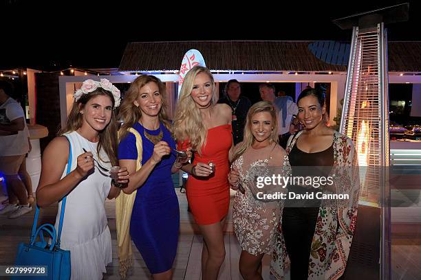 Belen Mozo of Spian, Emme Cabrera-Bello of Spian, Elise Lobb of the United States, Chelsea Pezzola of the United States, and Cheyenne Woods of the...