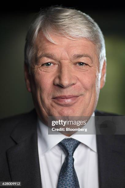 Geoff Drabble, chief executive officer of Ashtead Group Plc, poses for a photograph following a Bloomberg Television interview in London, U.K., on...