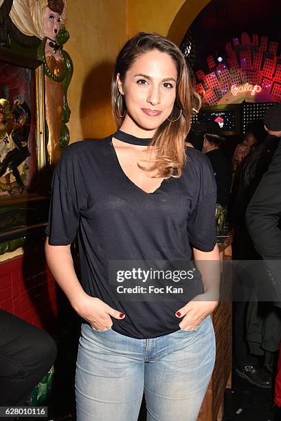 Presenter Charlotte Namura attends Balajo 80th Anniversary Party at Balajo on December 5, 2016 in Paris, France.