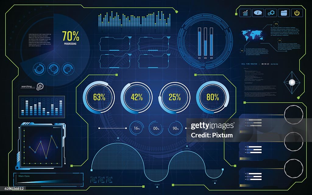 Futuristic Screen Design