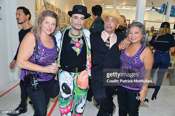 Guests attend the Patricia Field Art Basel Debut with Art Fashion Pop Up and Runway Presentation at The White Dot Gallery in Wynwood on December 1,...