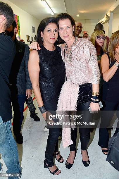 Guests attend the Patricia Field Art Basel Debut with Art Fashion Pop Up and Runway Presentation at The White Dot Gallery in Wynwood on December 1,...