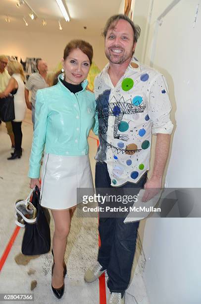 Jean Shafiroff and Guest attend Patricia Field Art Basel Debut with Art Fashion Pop Up and Runway Presentation at The White Dot Gallery in Wynwood on...