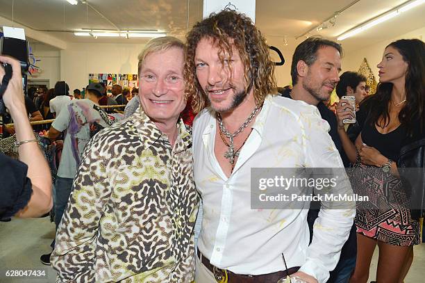 Guests attend the Patricia Field Art Basel Debut with Art Fashion Pop Up and Runway Presentation at The White Dot Gallery in Wynwood on December 1,...