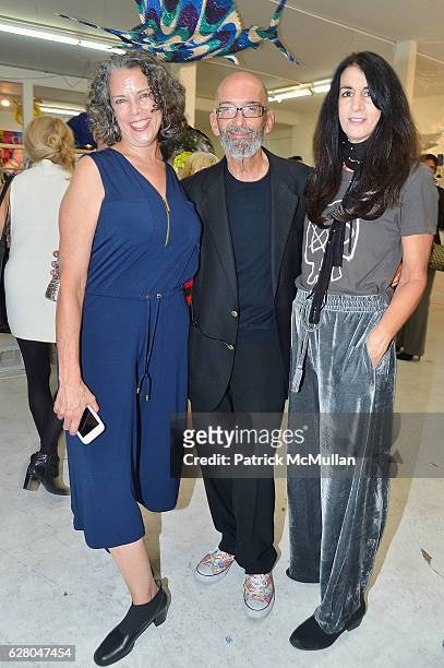 Guests attend the Patricia Field Art Basel Debut with Art Fashion Pop Up and Runway Presentation at The White Dot Gallery in Wynwood on December 1,...