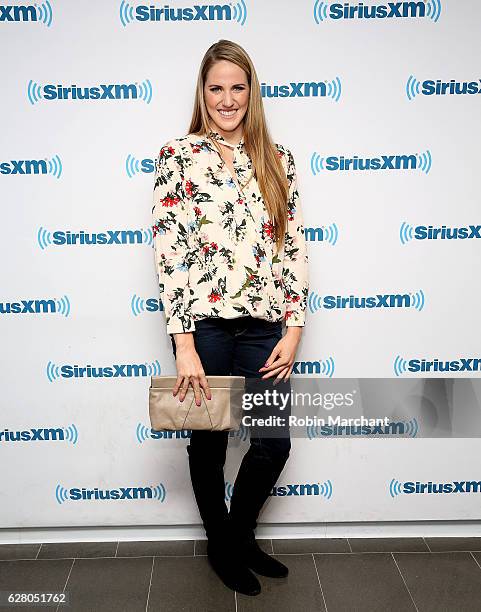 Missy Franklin visits at SiriusXM Studio on December 6, 2016 in New York City.