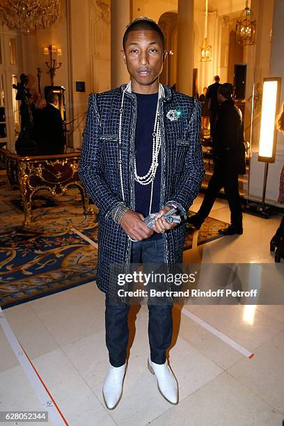 Singer Pharrell Williams attends the Singer Pharrell Williams attends the