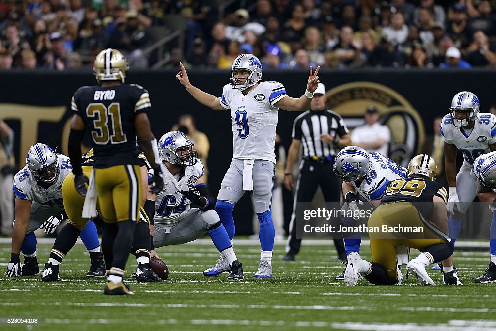 Detroit Lions v New Orleans Saints