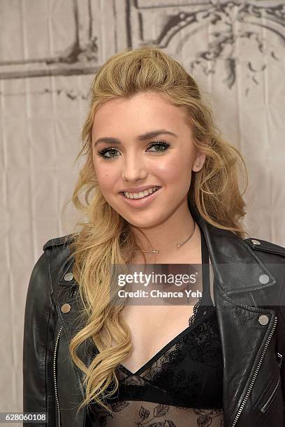 Peyton List attends The Build Series to discuss "Bunk'd" at AOL HQ on December 6, 2016 in New York City.