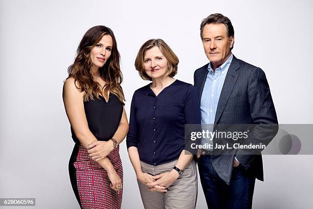 Actor Bryan Cranston, director Robin Swicord, and actress Jennifer Garner, from the film Wakefield, pose for a portrait at the Toronto International...