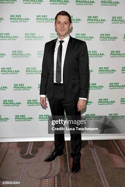 Kenny Doughty attends the Macmillan Cancer Support Celebrity Christmas Stocking Auction at Park Lane Hotel on December 6, 2016 in London, England.