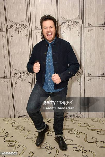 Josh McDermitt attends The Build Series to discuss "The Walking Dead" at AOL HQ on December 6, 2016 in New York City.