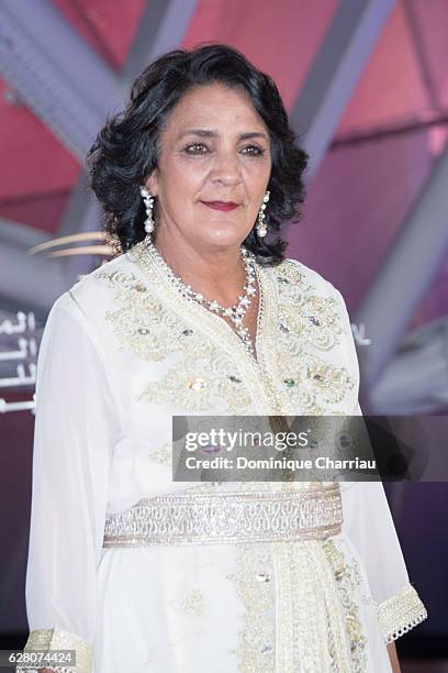 Fatima Harrandi attends the 16th Marrakech International Film Festival : Day Five on December 6, 2016 in Marrakech, Morocco.