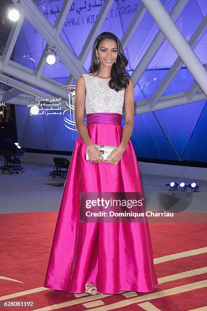 Flora Coquerel attends the 16th Marrakech International Film Festival : Day Five on December 6, 2016 in Marrakech, Morocco.