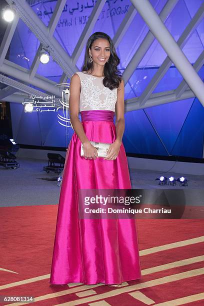 Flora Coquerel attends the 16th Marrakech International Film Festival : Day Five on December 6, 2016 in Marrakech, Morocco.