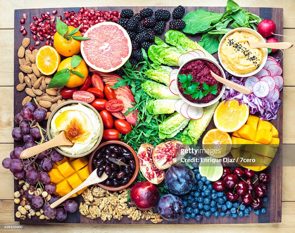 Healthy Vegan Snack Board 1
