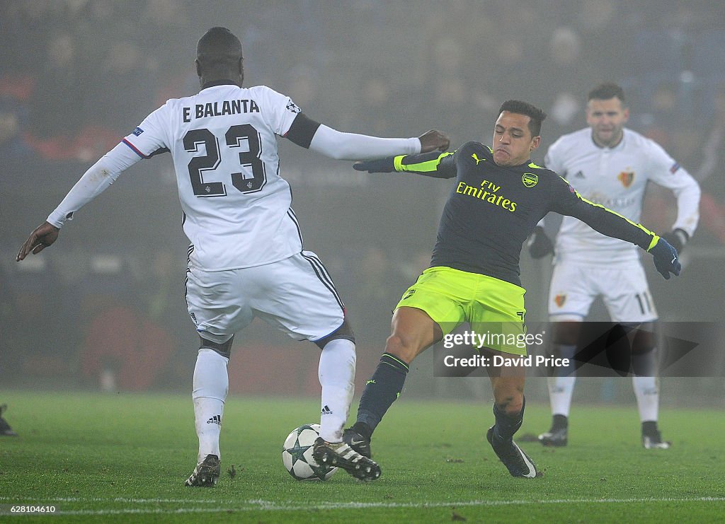 FC Basel 1893 v Arsenal FC - UEFA Champions League