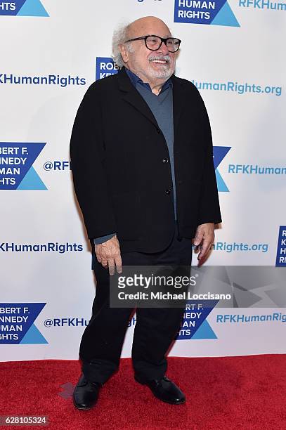 Actor Danny DeVito attends RFK Human Rights Ripple of Hope Awards Honoring VP Joe Biden, Howard Schultz & Scott Minerd in New York City.
