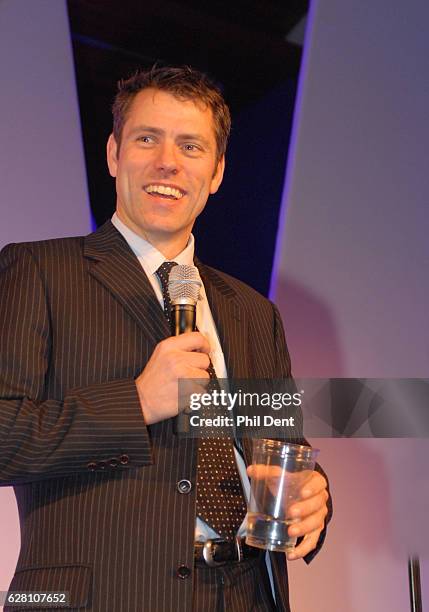 Comedian John Bishop performs at an event in London, 2007.