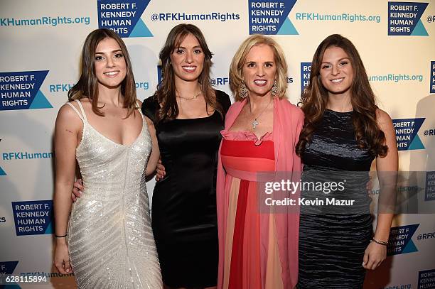 Michaela Kennedy Cuomo, Mariah Kennedy Cuomo, Kerry Kennedy, and Kick Kennedy attend RFK Human Rights Ripple of Hope Awards Honoring VP Joe Biden,...