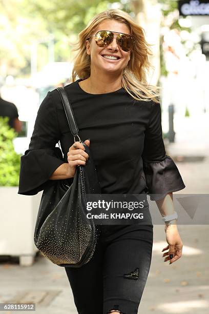 Natalie Bassingthwaighte is seen on December 7, 2016 in Sydney, Australia.