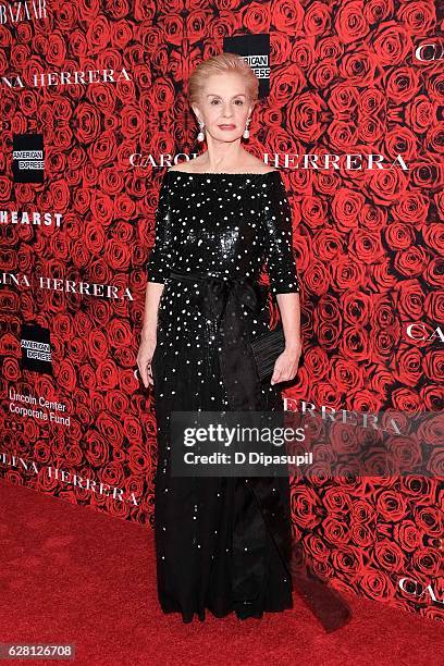 Carolina Herrera attends 'An Evening Honoring Carolina Herrera' at Alice Tully Hall at Lincoln Center on December 6, 2016 in New York City.