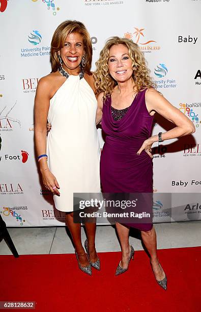 Personalities Hoda Kotb and Kathie Lee Gifford attends the BELLA New York Holiday Issue Cover Party & Holiday shopping event on December 6, 2016 in...