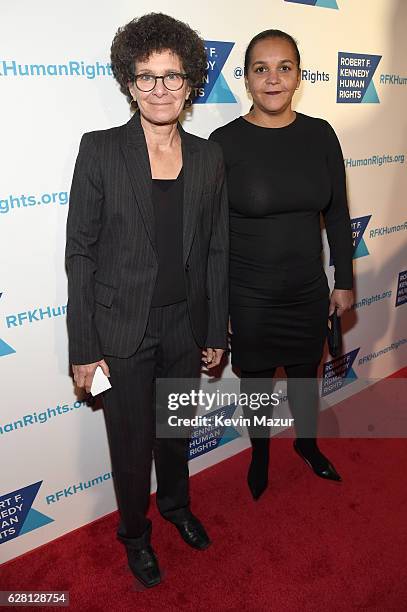 Andrea James and Susan Rosenberg attend RFK Human Rights Ripple of Hope Awards Honoring VP Joe Biden, Howard Schultz & Scott Minerd in New York City.