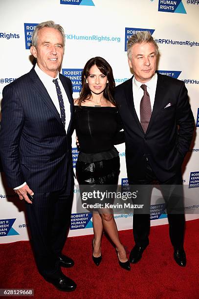 Robert F. Kennedy Jr., Hilaria Thomas and Alec Baldwin attend RFK Human Rights Ripple of Hope Awards Honoring VP Joe Biden, Howard Schultz & Scott...