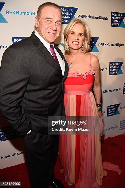 Honoree Scott Minden and President of RFK Human Rights, Kerry Kennedy attend RFK Human Rights Ripple of Hope Awards Honoring VP Joe Biden, Howard...