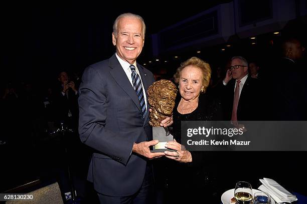 Vice President Joe Biden accepts an award from Ethel Kennedy at RFK Human Rights Ripple of Hope Awards Honoring VP Joe Biden, Howard Schultz & Scott...