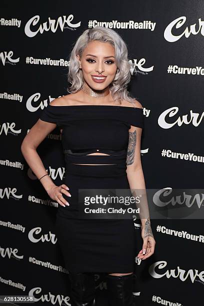 Isabel Bedoya attends #CurveYourReality Campaign Launch for Curve Fragrances at Lightbox on December 6, 2016 in New York City.