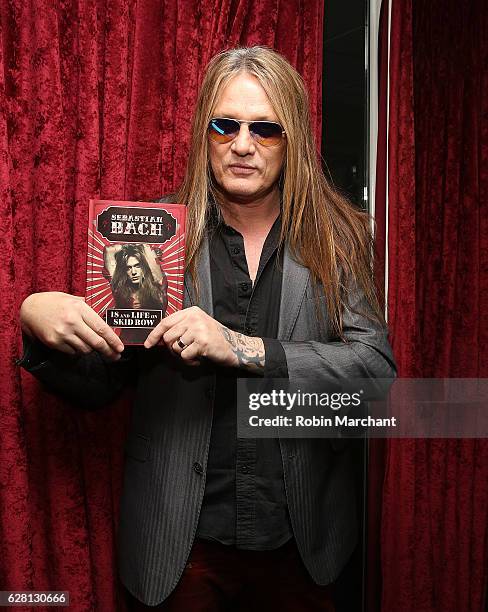 Sebastian Bach visits at SiriusXM Studio on December 6, 2016 in New York City.