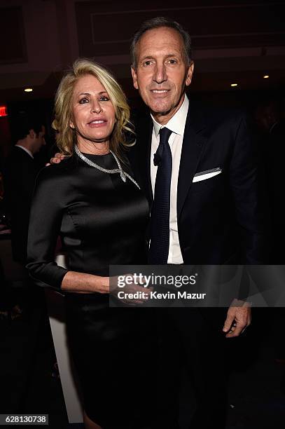 Sheri Kersch Schultz and Honoree Howard Schultz attend RFK Human Rights Ripple of Hope Awards Honoring VP Joe Biden, Howard Schultz & Scott Minerd...