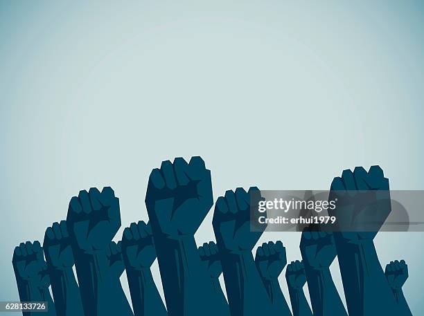 faust - streik stock-grafiken, -clipart, -cartoons und -symbole