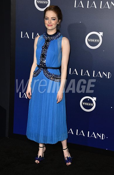 Actress Emma Stone attends the...