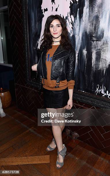 Eve Lindley attends The Cinema Society & Ruffino Host A screening Of "All We Had"- After Party at Jimmy At The James Hotel on December 6, 2016 in New...