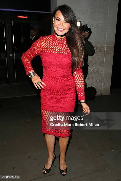 Lizzie Cundy at Radio bar on December 6, 2016 in London, England.