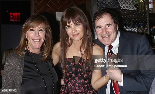 Producer Jane Rosenthal, director/producer/actress Katie Holmes and actor Richard Kind attend the after party for the screening of "All We Had"...
