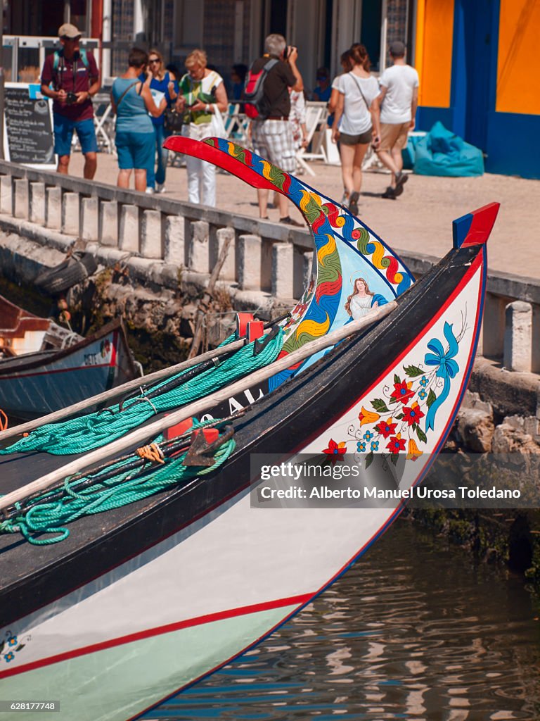 Portugal, Aveiro, Moliceiro boat